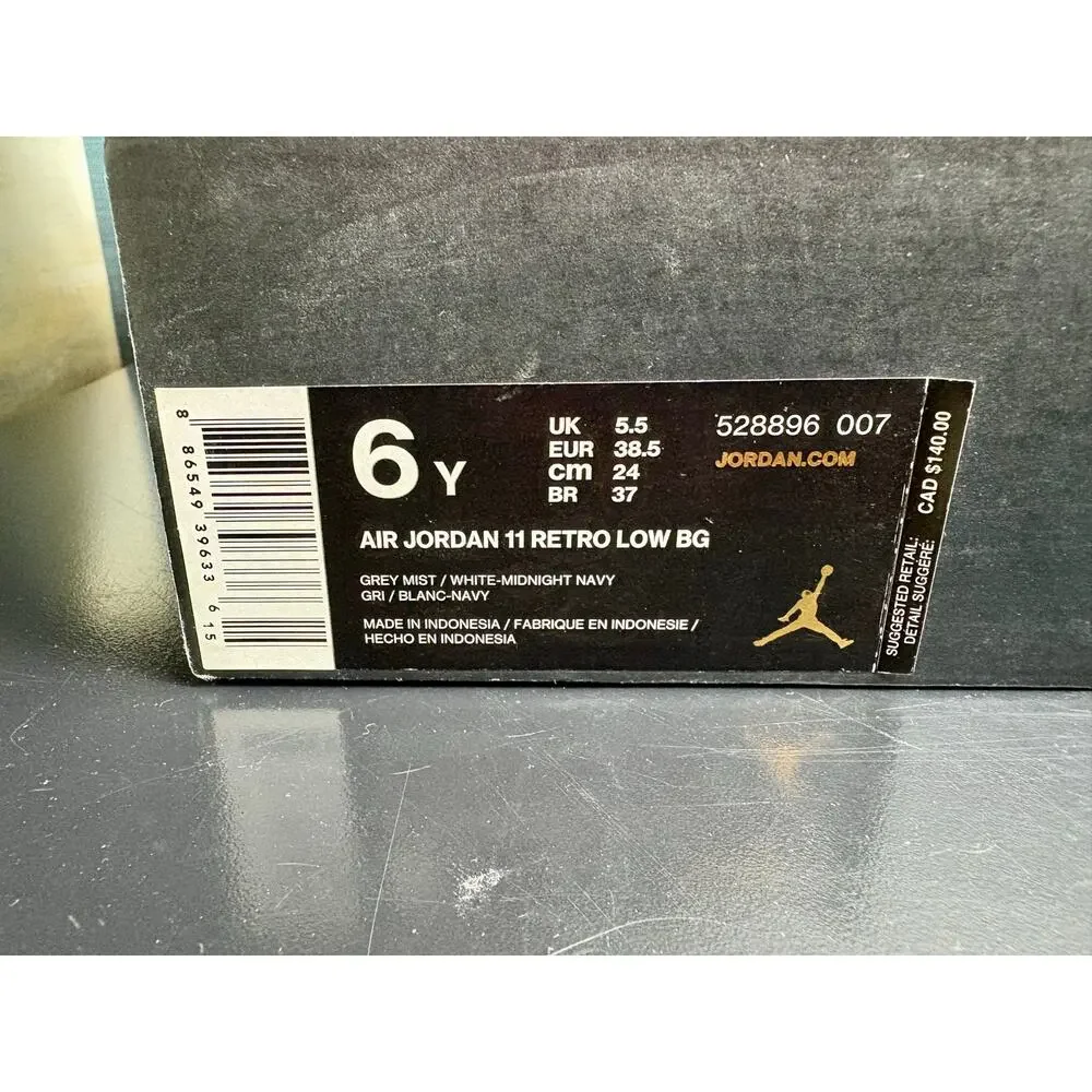 SZ 6y - Jordan Retro Low Georgetown - Used: Good Condition